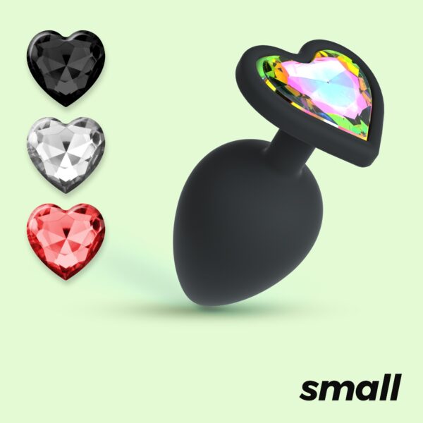 CUORE PLUG ANAL PEQUEÑO CON 4 JOYAS INTERCAMBIABLES CRUSHIOUS - Imagen 11