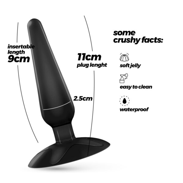 PLUG ANAL JOLLY PLUG NEGRO CRUSHIOUS - Imagen 5