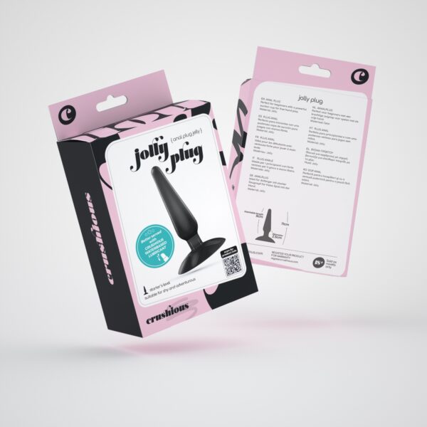 PLUG ANAL JOLLY PLUG NEGRO CRUSHIOUS - Imagen 6