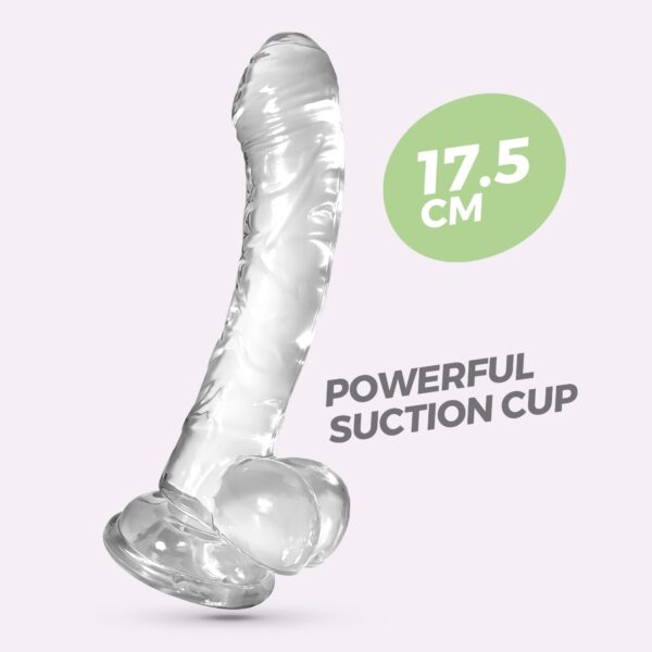 HUDINI DILDO ANAL JELLY TRANSPARENTE CRUSHIOUS - Imagen 11