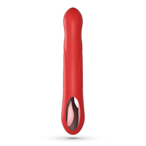 LAPIN VIBRADOR CONEJO RECARGABLE CON EMPUJE ROJO CRUSHIOUS - Imagen 3