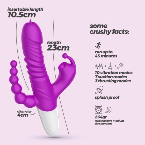 VIBRADOR TODO EN UNO WRANGLER CRUSHIOUS - Imagen 13