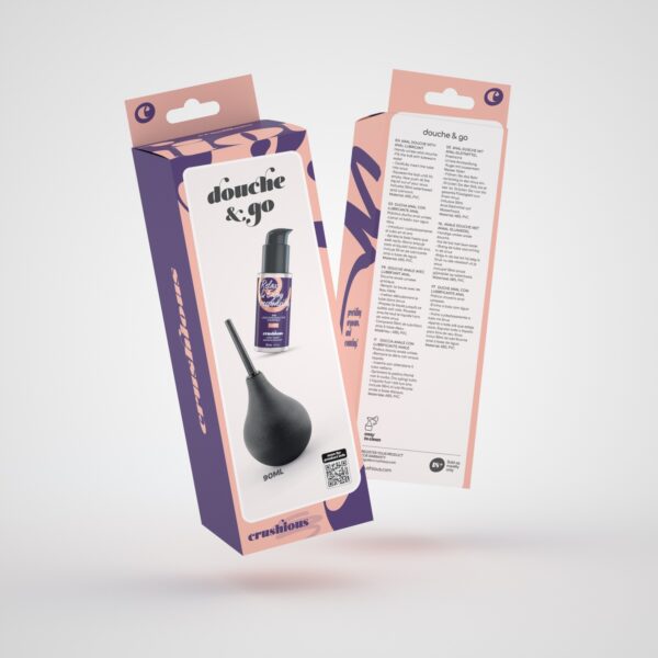 DOUCHE & GO DUCHA ANAL 90ML CON LUBRICANTE ANAL 50ML CRUSHIOUS - Imagen 6