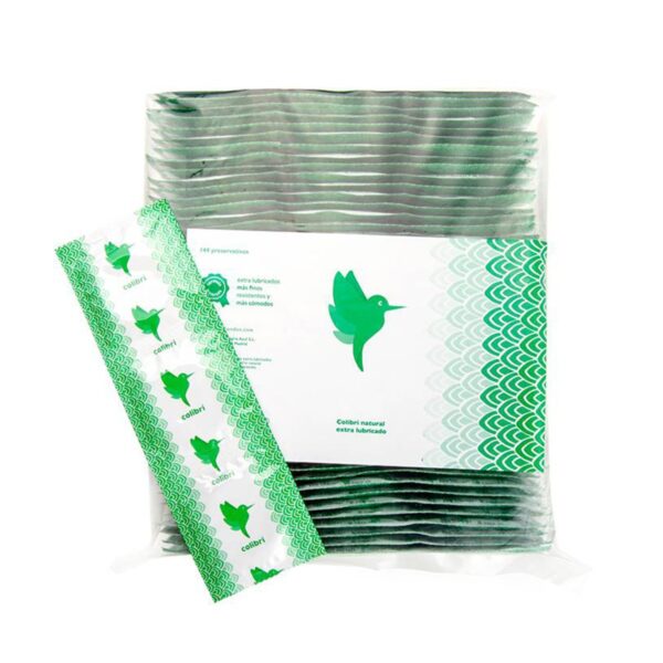 PACK DE 144 PRESERVATIVOS NATURALES COLIBRI - Imagen 3