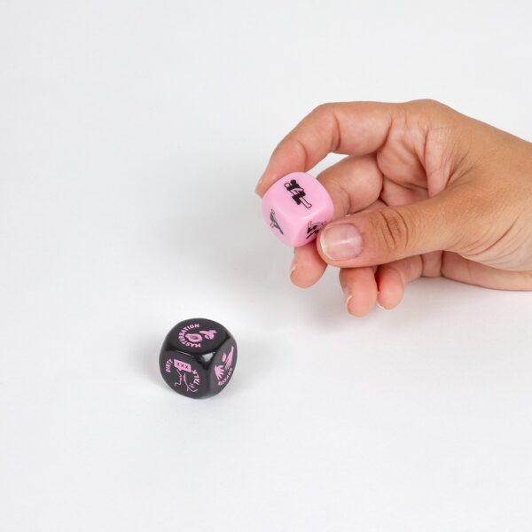 JUEGO 2 DADOS FOREPLAY FANATICS! DICE LOVERS! SECRET PLAY - Imagen 3