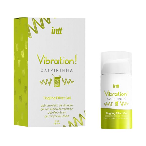 GEL CON VIBRACIÓN VIBRATION CAIPIRINHA INTT 15ML - Imagen 3