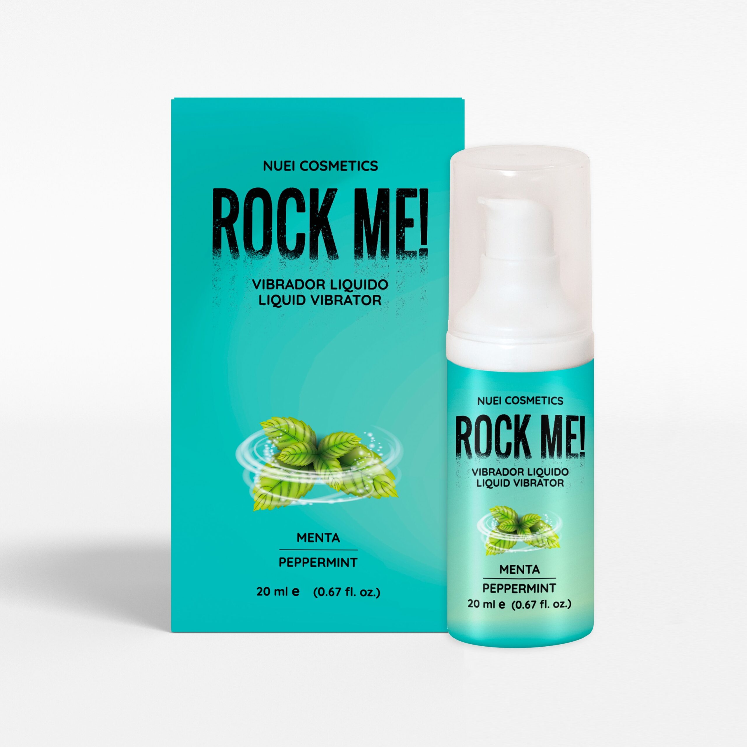 VIBRADOR LÍQUIDO ROCK ME! MENTA 20 ML NUEI - Imagen 4