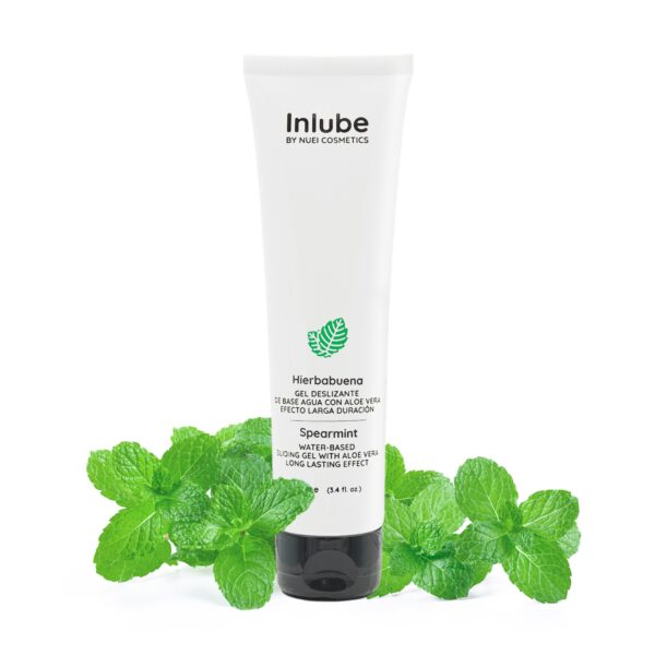 INLUBE LUBRICANTE BASE AGUA HIERBABUENA 100ML - Imagen 3