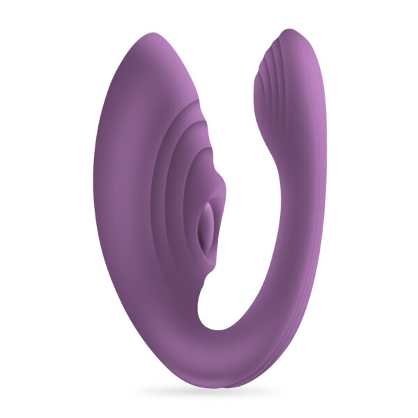 VIBRADOR RECARGABLE CON MANDO PLEASURISER Y REGALO DE LUBRICANTE A BASE DE AGUA CRUSHIOUS - Imagen 9