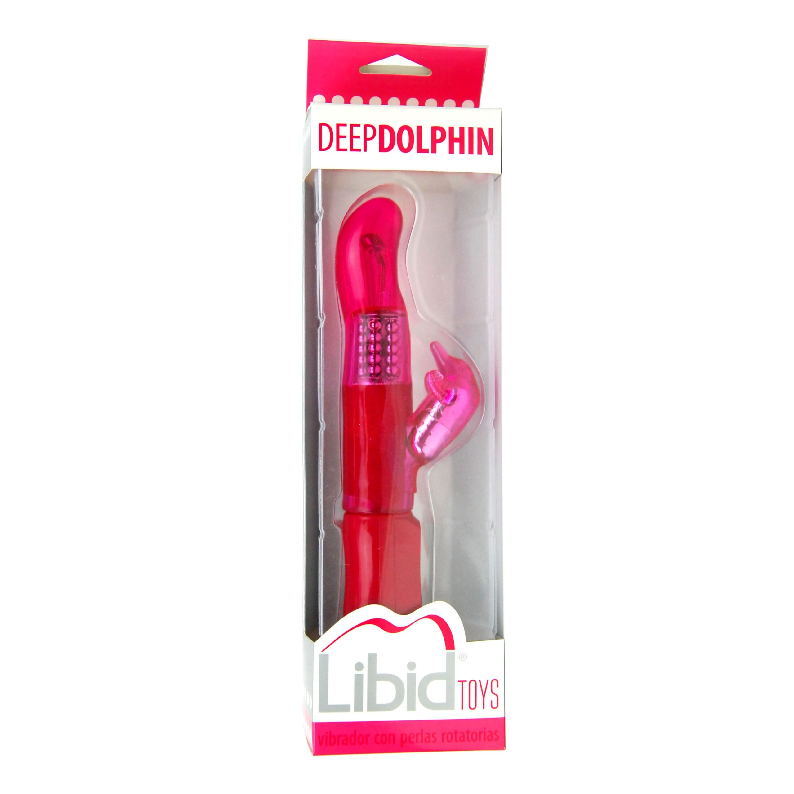 VIBRADOR DEEP DOLPHIN ROJO LIBID TOYS - Imagen 3