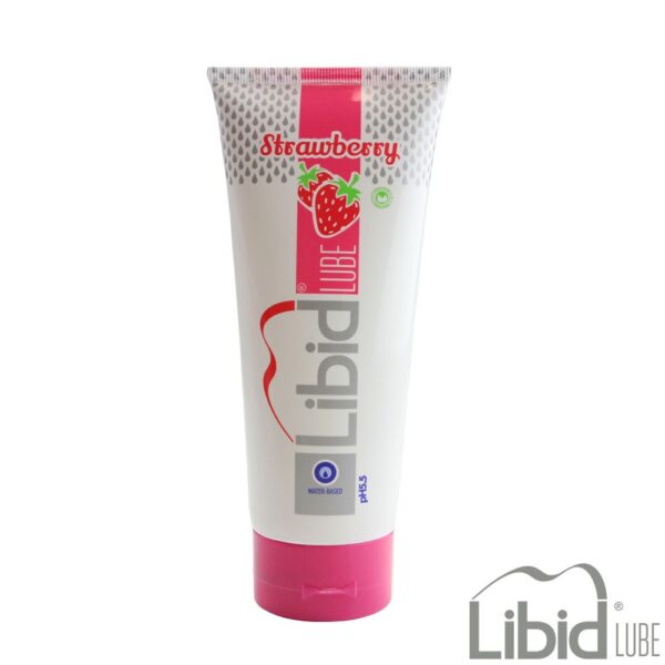 LUBRICANTE A BASE DE AGUA CON AROMA DE FRESA LIBID LUBE 200ML - Imagen 5