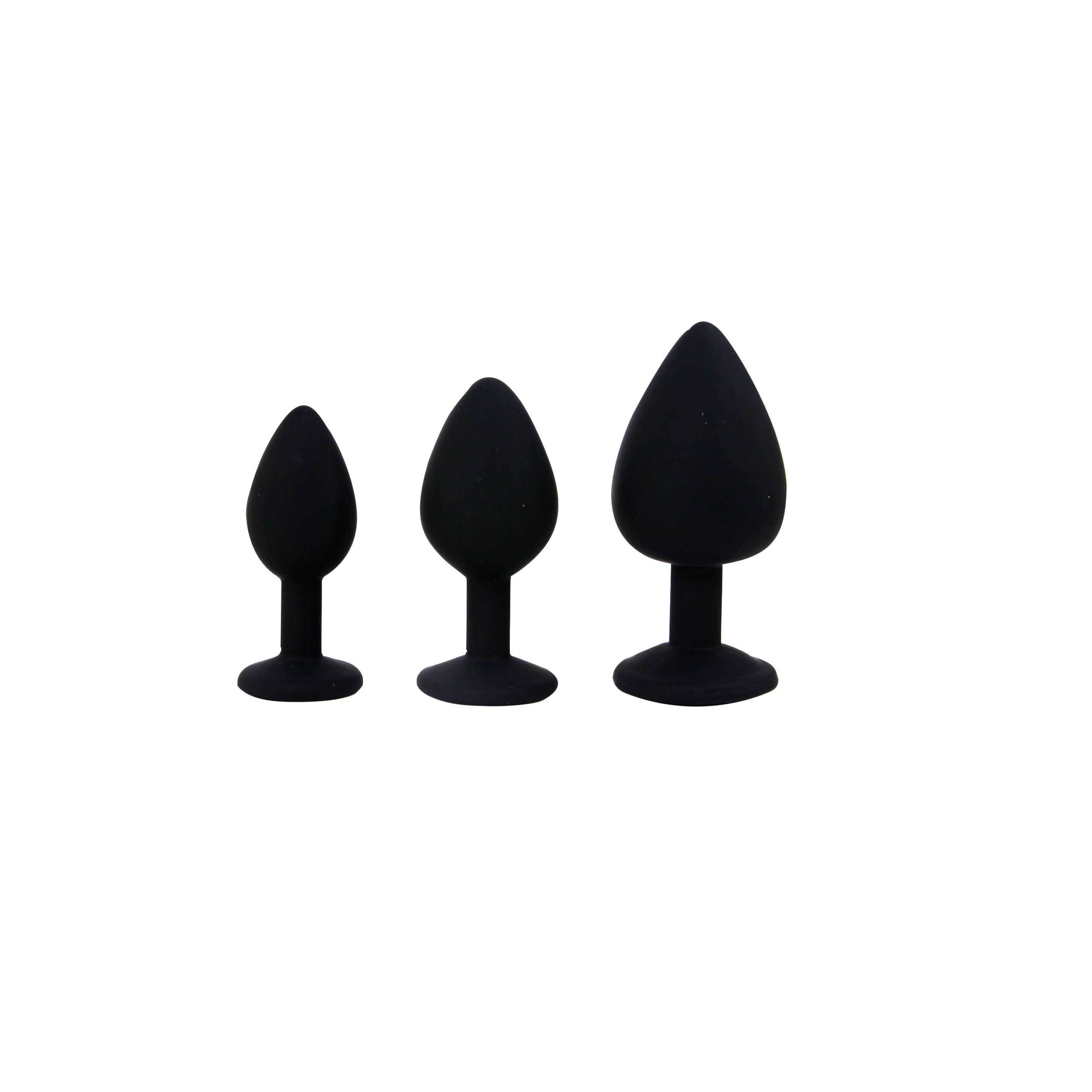 CONJUNTO DE JOYAS DE ENTRENAMIENTO ANAL NEGRO CANDY LUST - Imagen 4