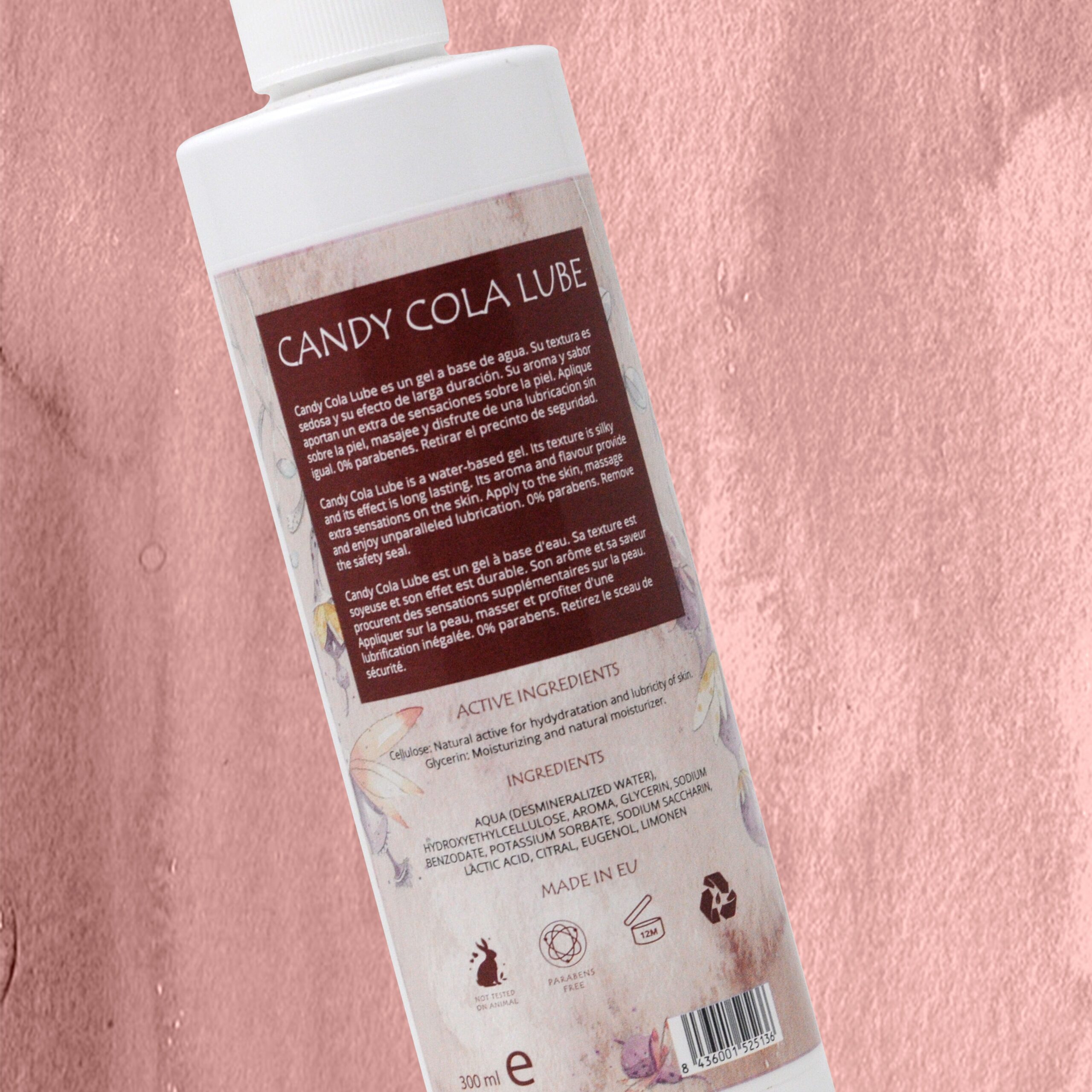 LUBRICANTE A BASE DE AGUA CON SABOR A COLA EVOQUE 300 ML - Imagen 7