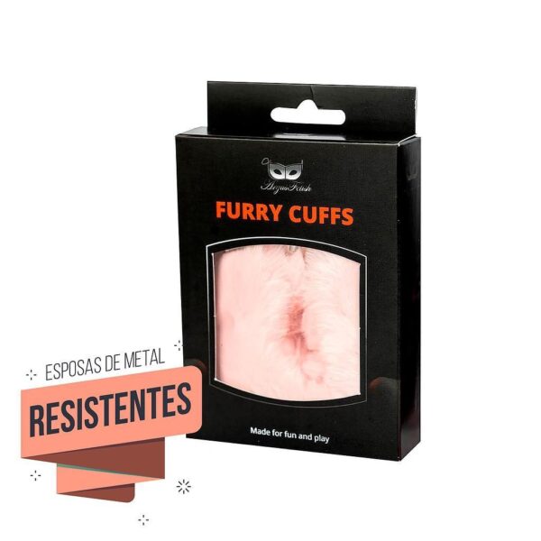 ESPOSAS CON FELPA ROSA ARGUS FETISH ARGUS TOYS - Imagen 4