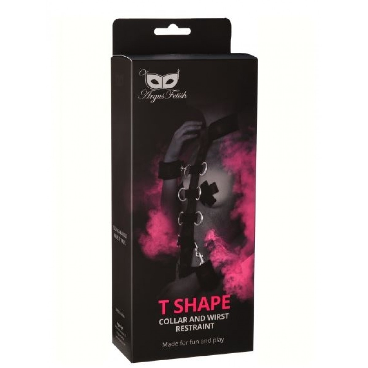 COLLAR CON ESPOSAS T SHAPE ARGUS FETISH ARGUS TOYS - Imagen 3
