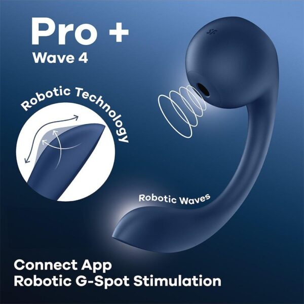 ESTIMULADOR PRO+ WAVE 4 CONNECT APP AZUL SATISFYER - Imagen 9