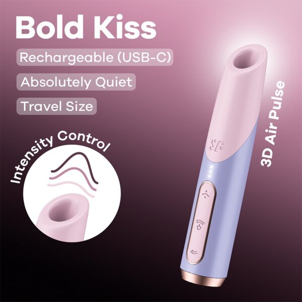 ESTIMULADOR BOLD KISS SATISFYER - Imagen 6