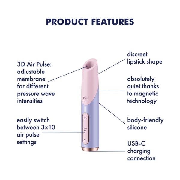 ESTIMULADOR BOLD KISS SATISFYER - Imagen 5