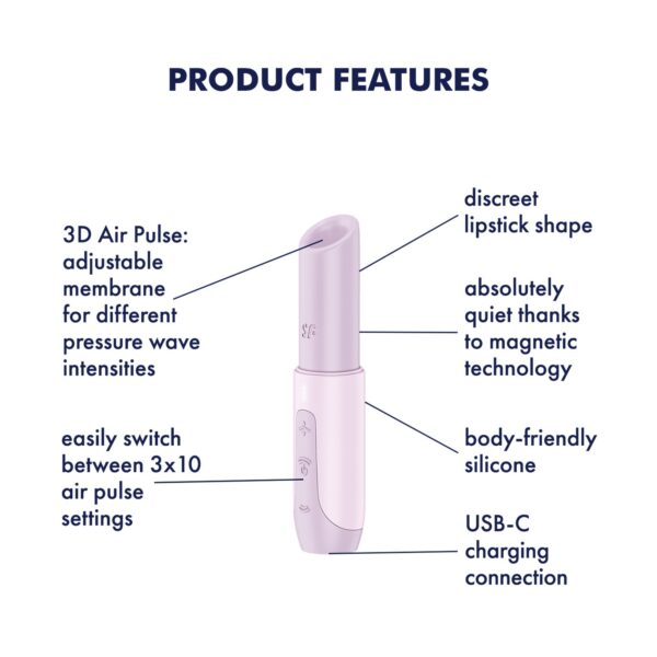 ESTIMULADOR SECRET KISS SATISFYER - Imagen 5