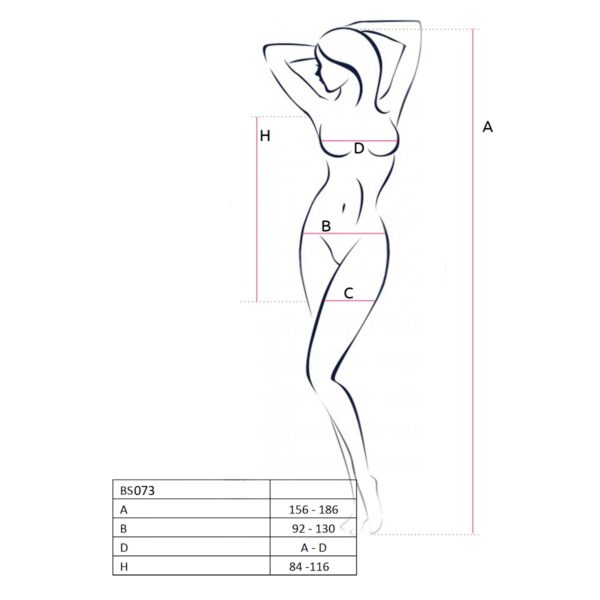 VESTIDO BS073 NEGRO EROTIC LINE PASSION - Imagen 4