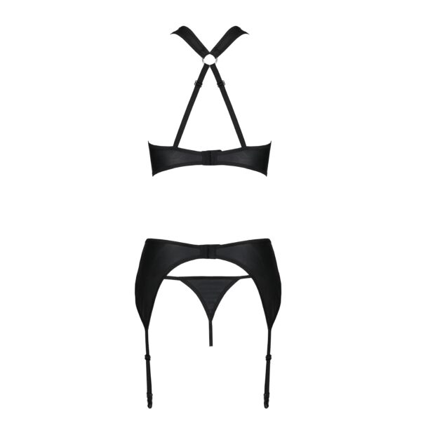 CONJUNTO DE 3 PIEZAS AMANDA NEGRO ASSION - Imagen 4