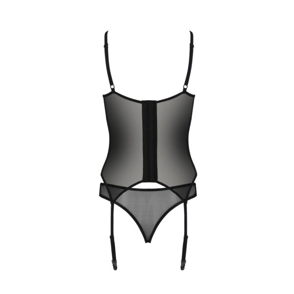 CORSÉ Y TANGA SELAGINELLA NEGRO ECO COLLECTION PASSION - Imagen 4