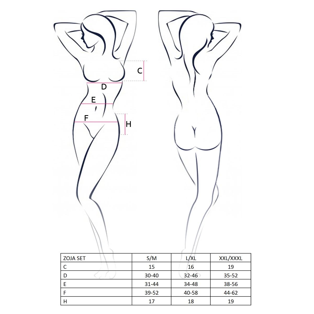 CONJUNTO DE 3 PIEZAS ZOJA NEGRO PASSION - Imagen 3