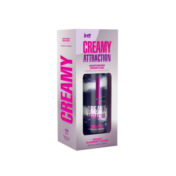 LOCIÓN CREMOSA BESABLE CREAMY ATTRACTION AROMA DE MORAS INTT 100ML - Imagen 3