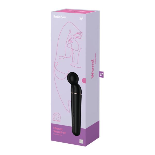 VARITA PLANET WAND-ER NEGRO/ROSE GOLD SATISFYER - Imagen 3