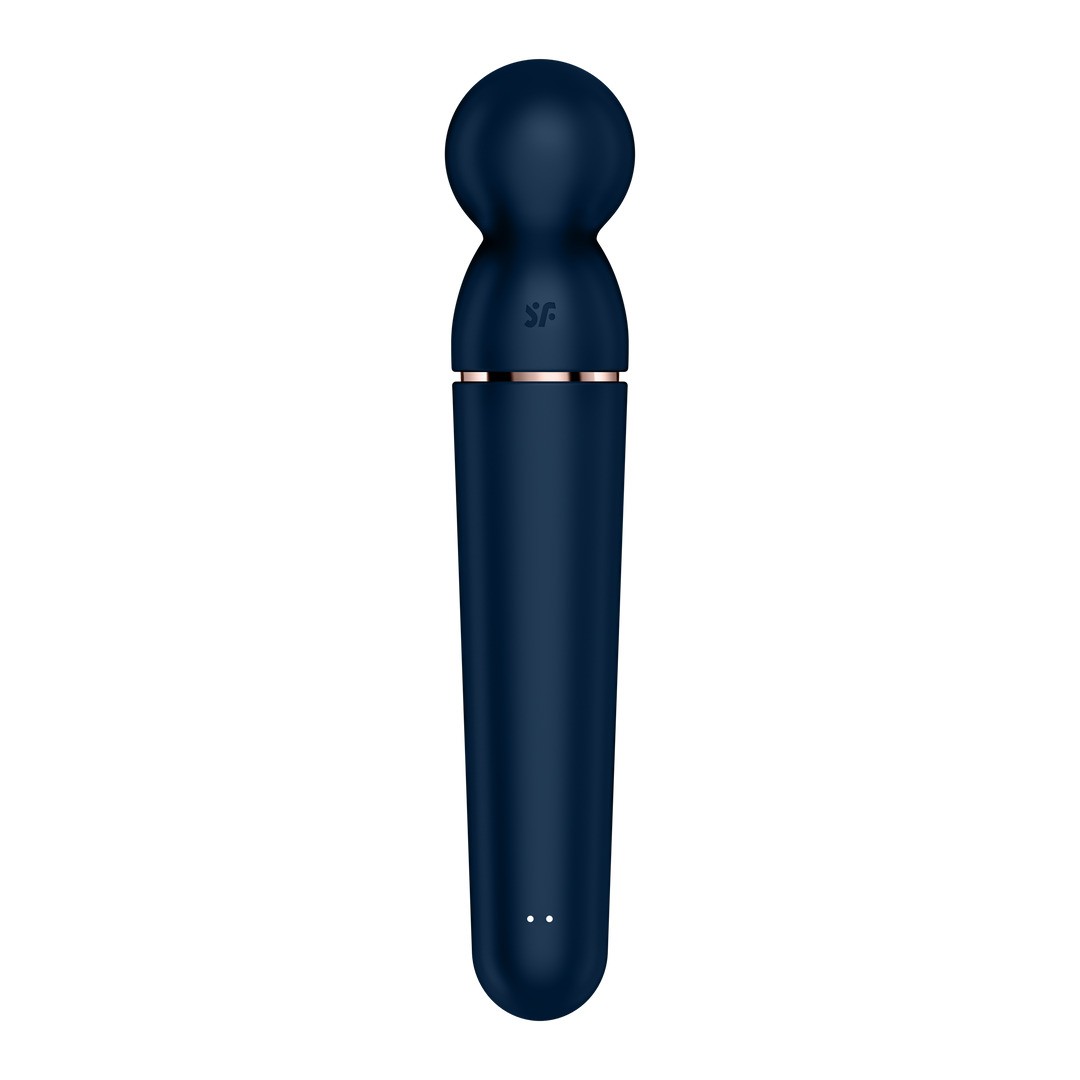 VARITA PLANET WAND-ER - WAND VIBRATOR BLUE/ROSE GOLD SATISFYER - Imagen 4