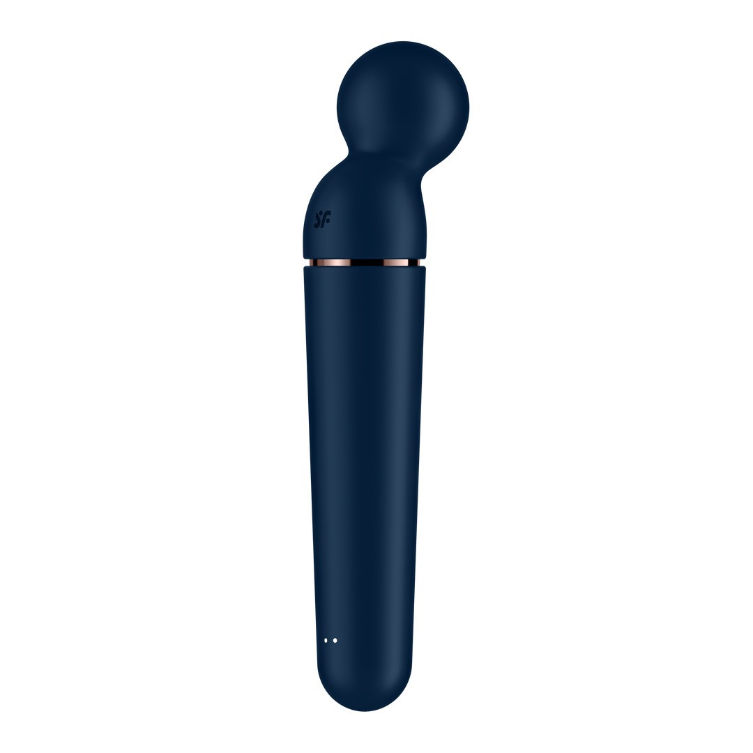 VARITA PLANET WAND-ER - WAND VIBRATOR BLUE/ROSE GOLD SATISFYER - Imagen 5