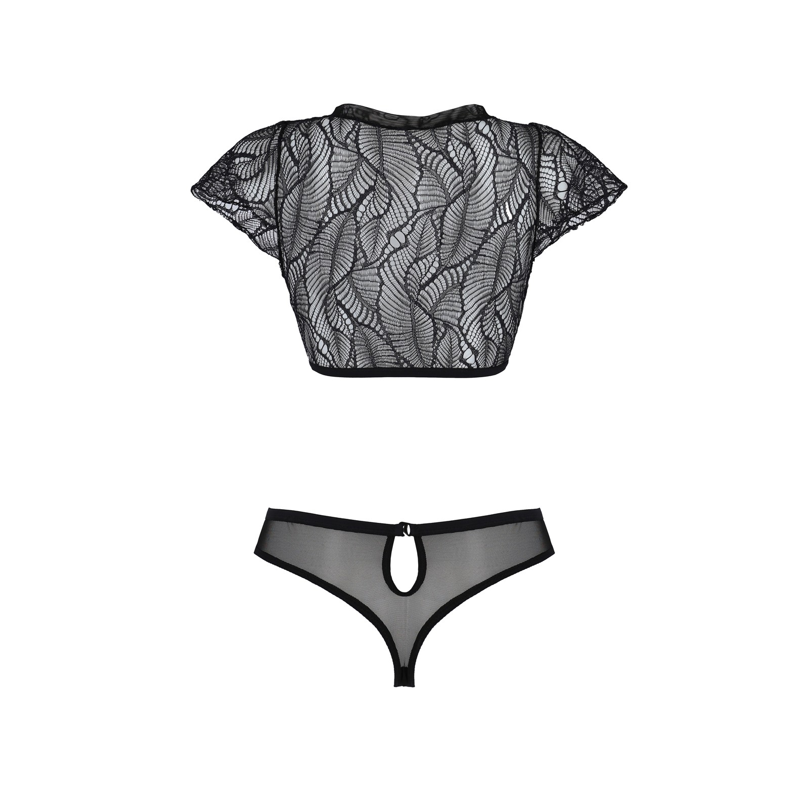CONJUNTO DE 2 PIEZAS LEAFA BIKINI NEGRO ECO COLLECTION PASSION - Imagen 4