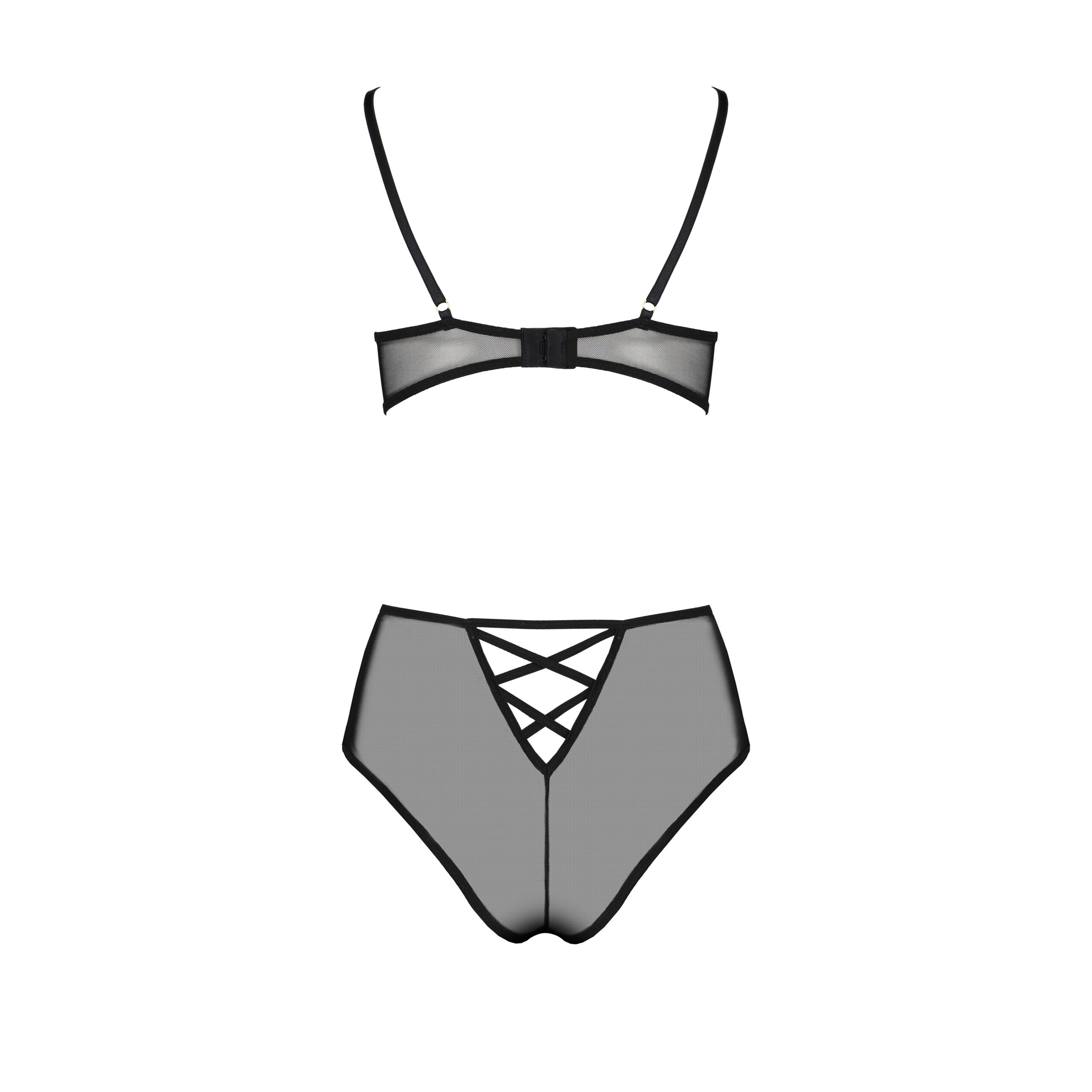 CONJUNTO DE 2 PIEZAS LOVELIA BIKINI NEGRO PASSION - Imagen 4