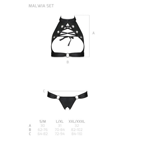 CONJUNTO DE 2 PIEZAS MALWIA NEGRO PASSION - Imagen 5