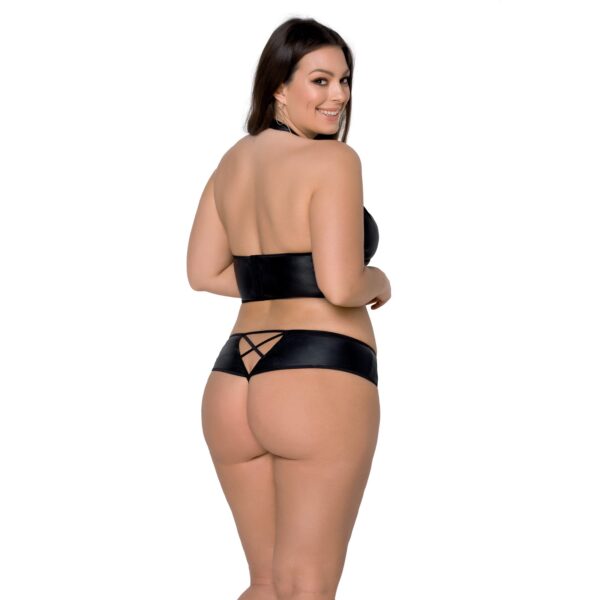 CONJUNTO DE 2 PIEZAS NANCY BIKINI NEGRO TALLA QUEEN PASSION