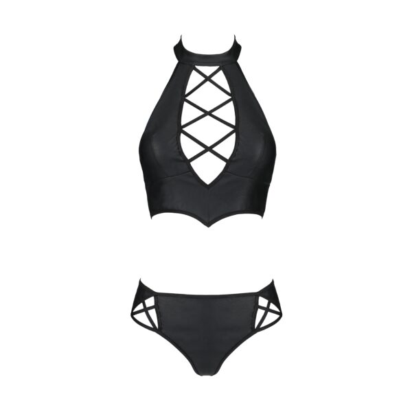 CONJUNTO DE 2 PIEZAS NANCY BIKINI NEGRO TALLA QUEEN PASSION - Imagen 3