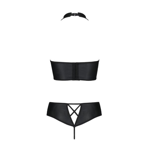CONJUNTO DE 2 PIEZAS NANCY BIKINI NEGRO TALLA QUEEN PASSION - Imagen 4