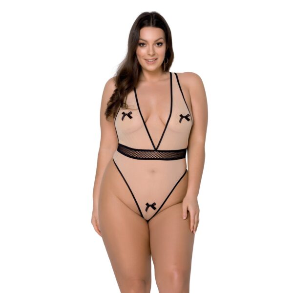 BODY VIENA BEIGE TALLA QUEEN PASSION - Imagen 5