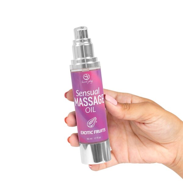 ACEITE DE MASAJE CON SABOR A FRUTAS EXÓTICAS 50 ML SECRET PLAY