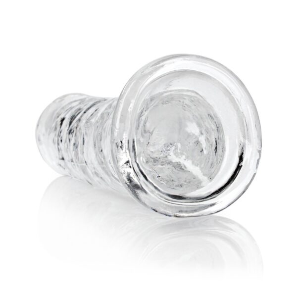 DILDO STRAIGHT REALISTIC CRYSTAL CLEAR 8 /20 CM TRANSPARENTE REALROCK - Imagen 5