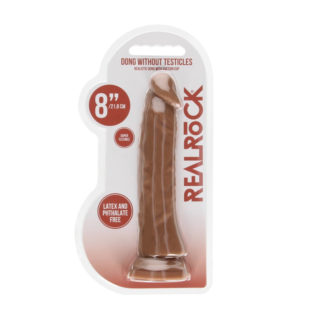 DILDO CON VENTOSA TAN 8 / 20 CM REALROCK