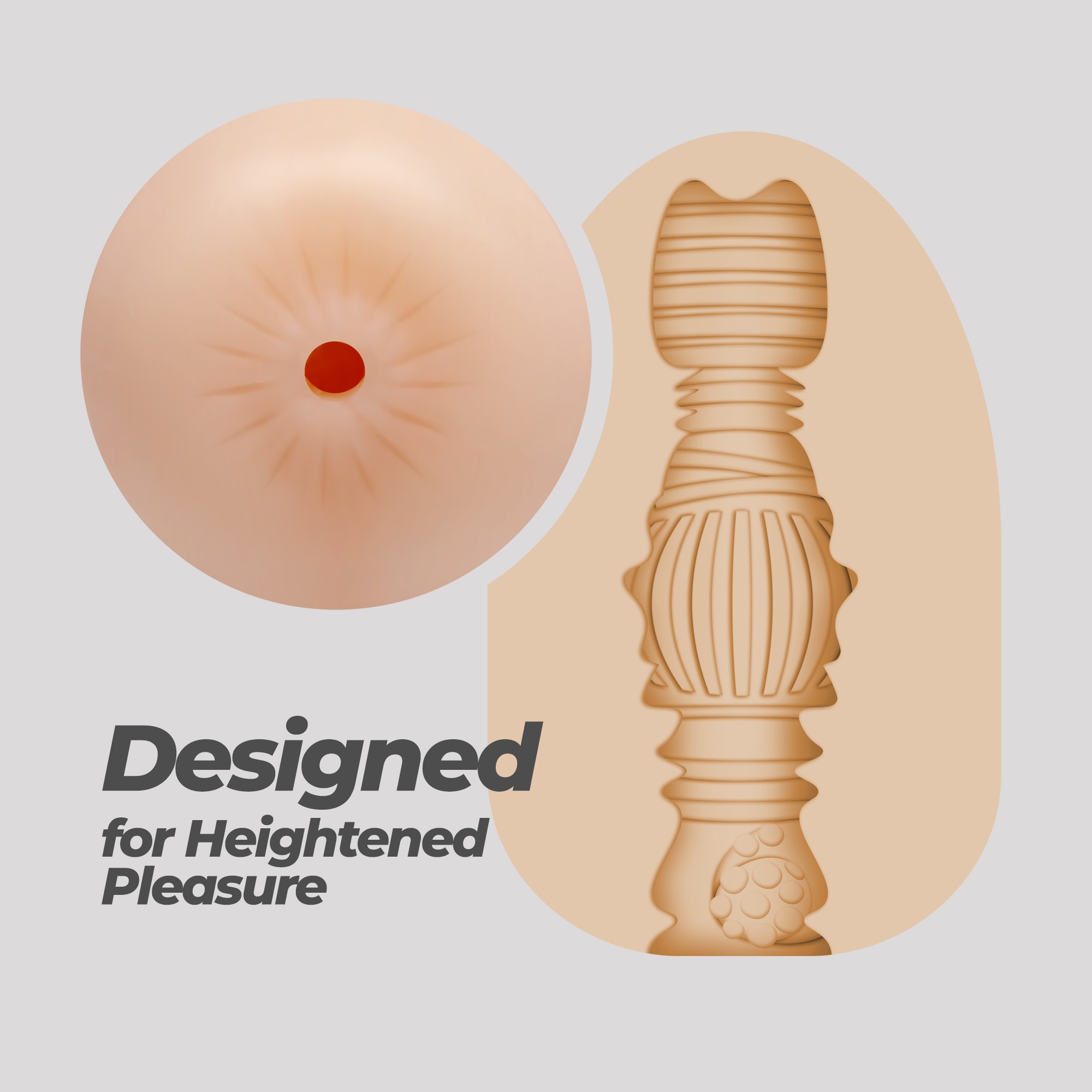 HUEVO MASTURBADOR EZY EGG ANAL CRUSHIOUS - Imagen 7