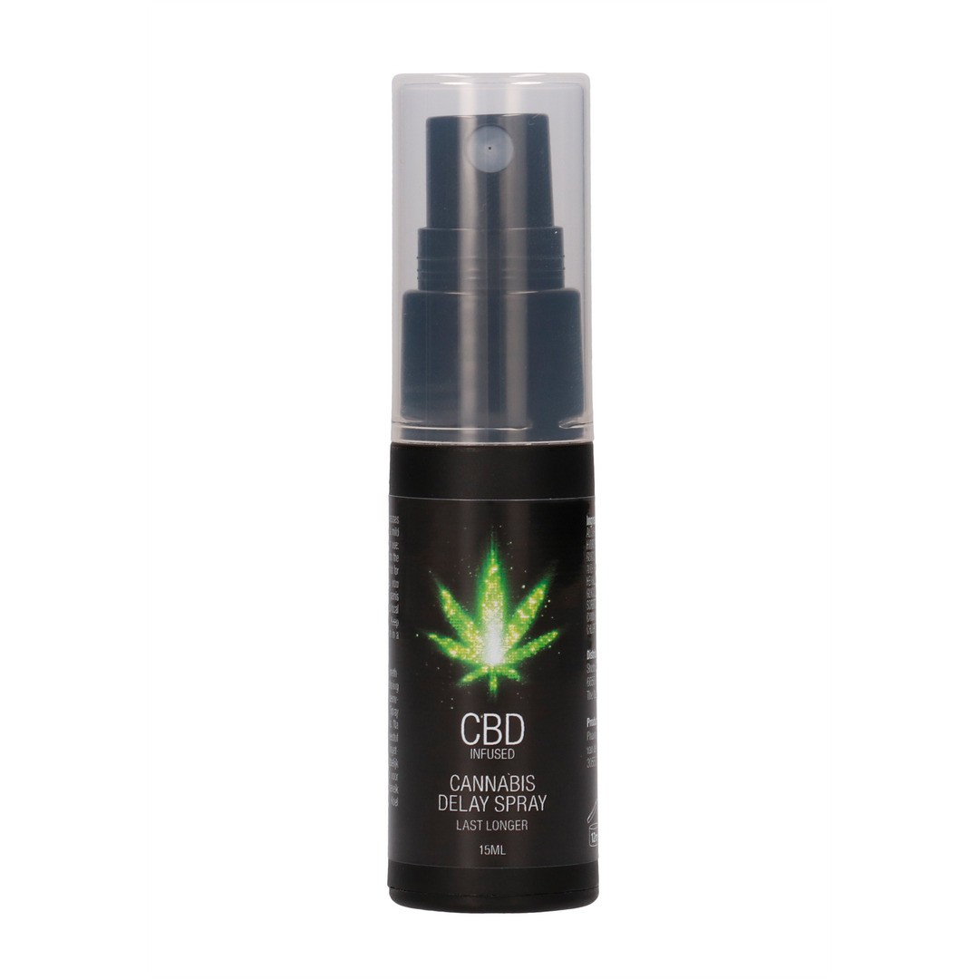 SPRAY RETARDANTE CON CBD CANNABIS DELAY 0.5 FL OZ 15 ML PHARMQUESTS