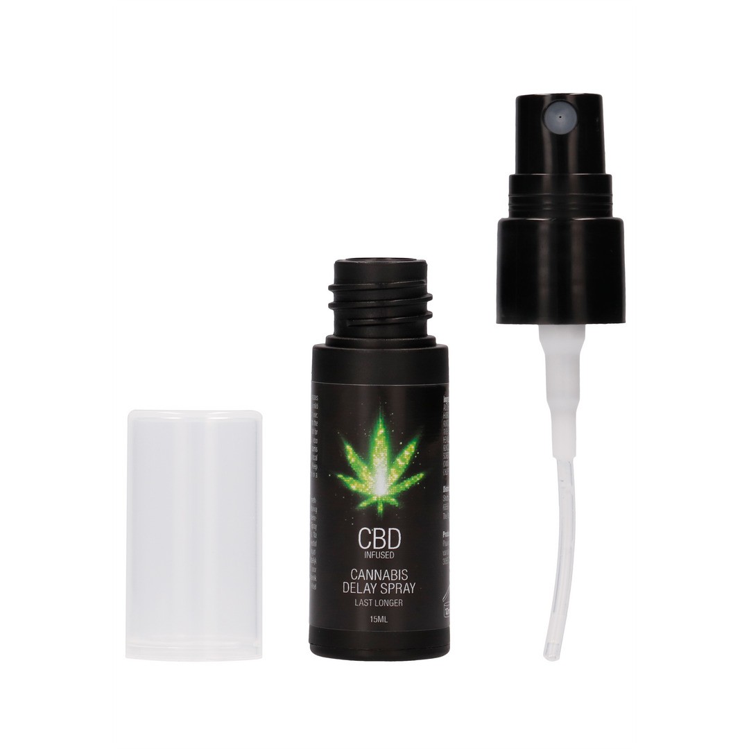 SPRAY RETARDANTE CON CBD CANNABIS DELAY 0.5 FL OZ 15 ML PHARMQUESTS - Imagen 3