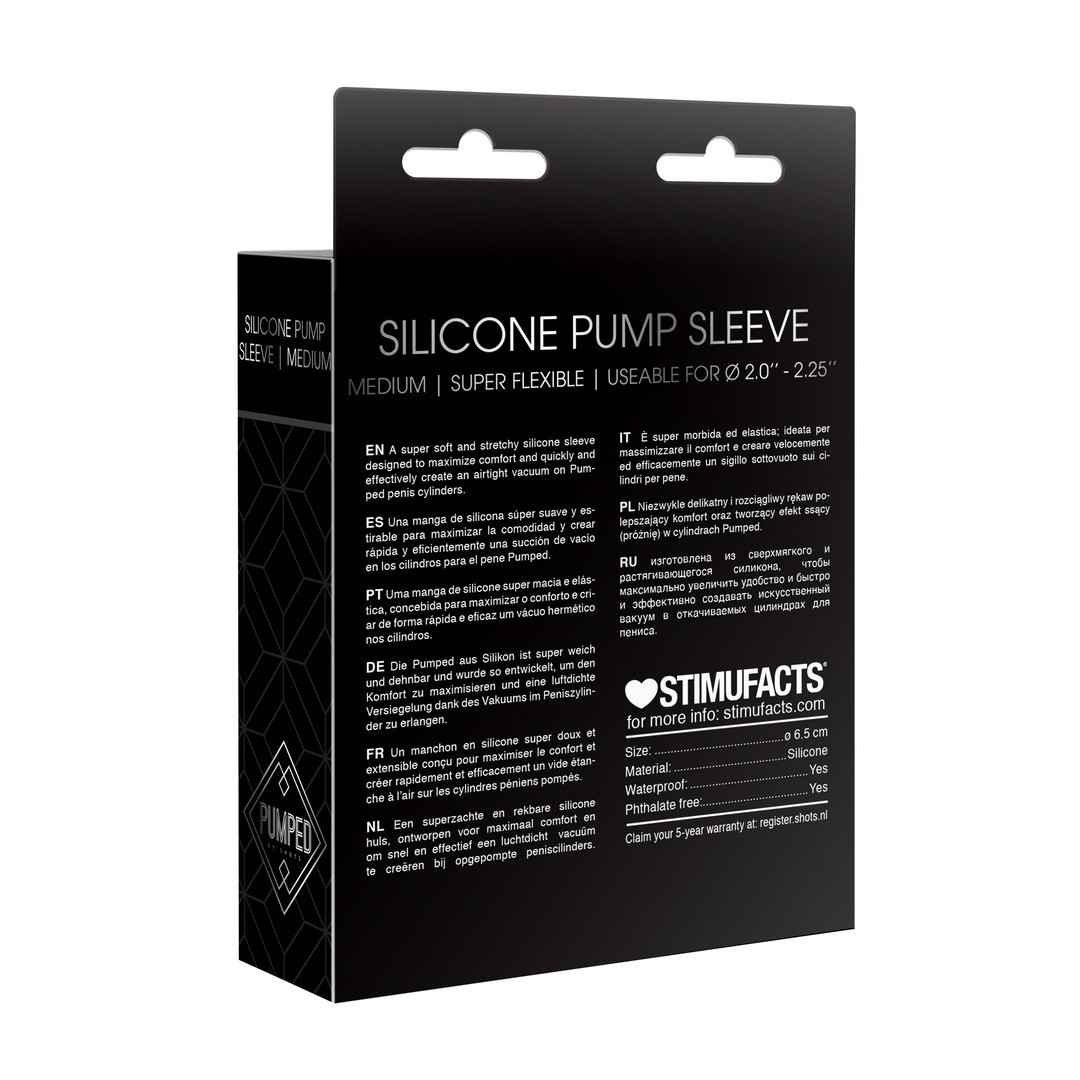 FUNDA DE REEMPLAZO SILICONE PUMP MEDIUM PUMPED - Imagen 3