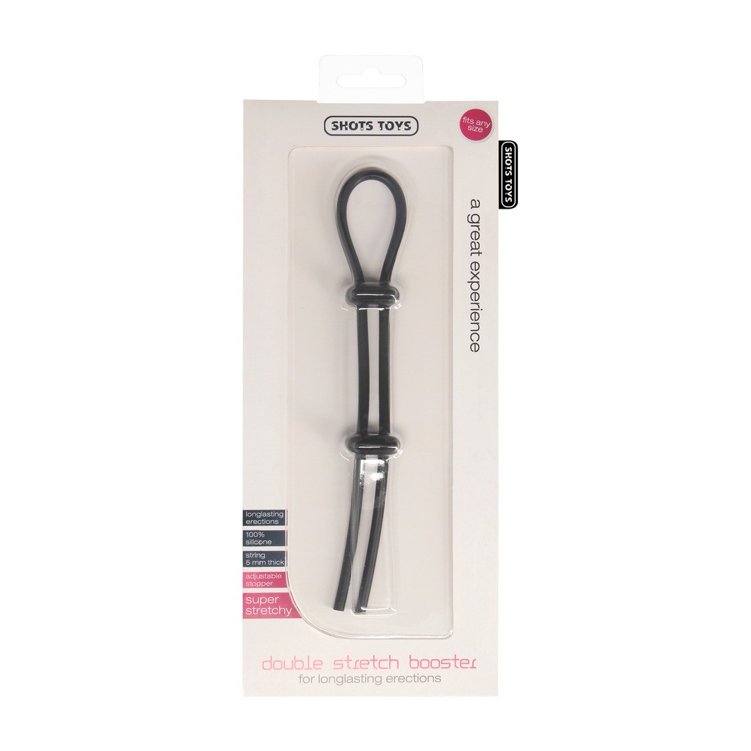 ANILLO PARA EL PENE DOUBLE STRETCH BOOSTER SHOTS TOYS