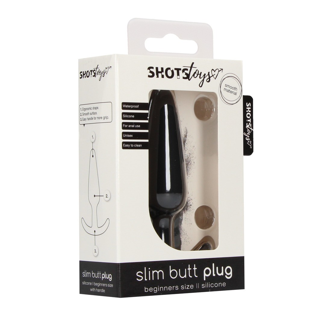 PLUG ANAL SLIM BEGINNER NEGRO SHOTS TOYS