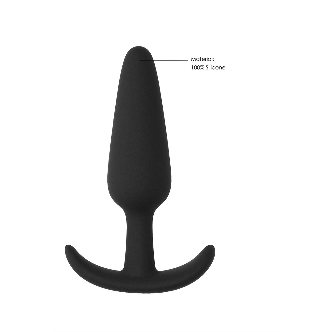 PLUG ANAL SLIM BEGINNER NEGRO SHOTS TOYS - Imagen 4