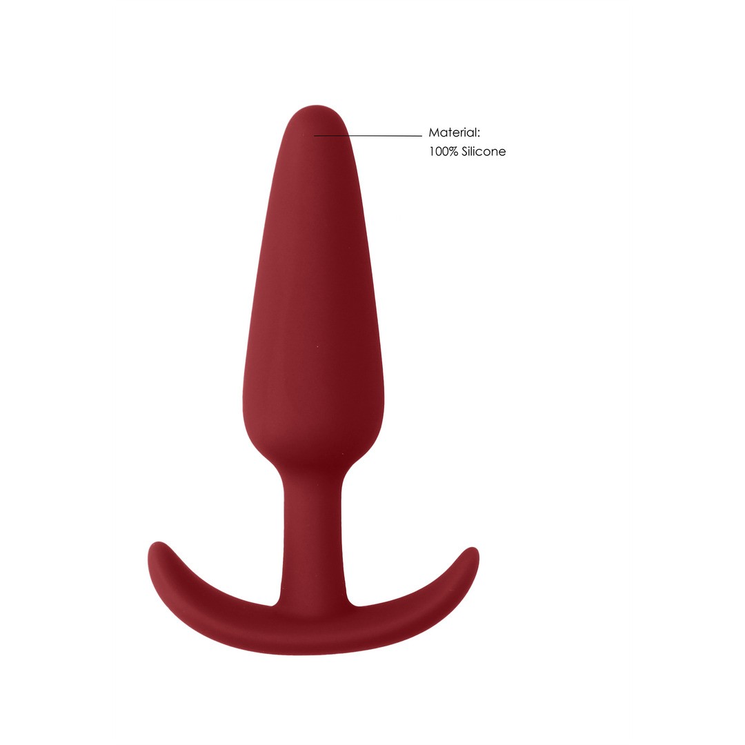 PLUG ANAL SLIM BEGINNER ROJO SHOTS TOYS - Imagen 4