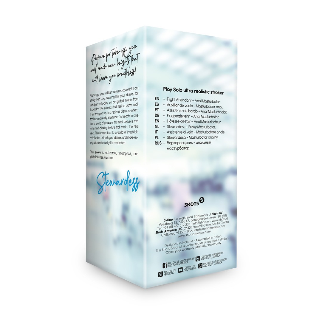 MASTURBADOR ANAL FLIGHT ATTENDANT FLESH S-LINE - Imagen 3